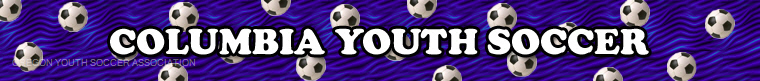 Columbia Youth Soccer Club banner